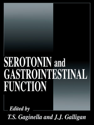 cover image of Serotonin and Gastrointestinal Function
